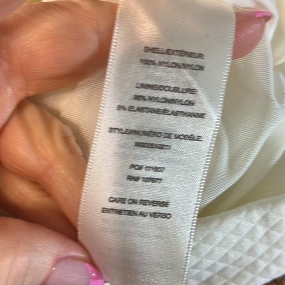 Alice + Olivia Employed Dress V-neck Sleeveless Ivory Size 6 Back Zipper - Picture 8 of 9